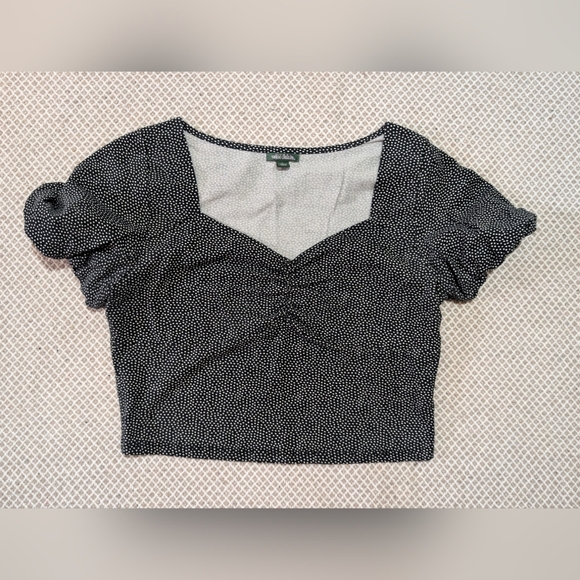 Wild Fable Black and White Polka Dot Blouse - Picture 5 of 10